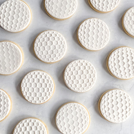 Golf ball sugar cookies