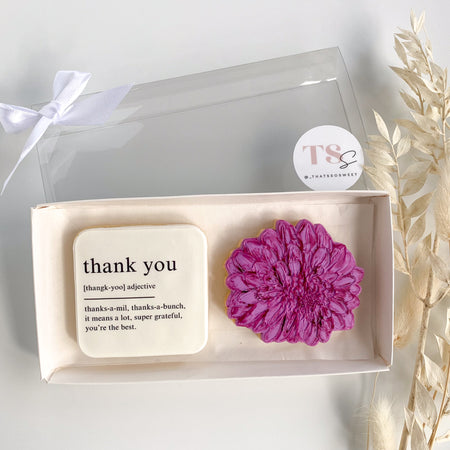 Thank you Dahlia Sugar Cookie Gift Pack